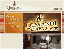 Tablet Screenshot of hotelquerandi.com.ar